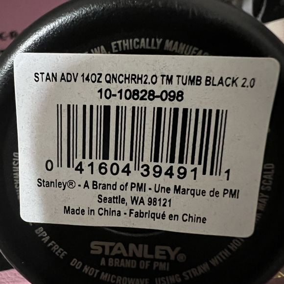 NWT Stanley Black Quencher H2.0 Tumbler 14oz - Picture 5 of 8